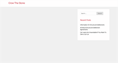 Desktop Screenshot of crowthestone.com